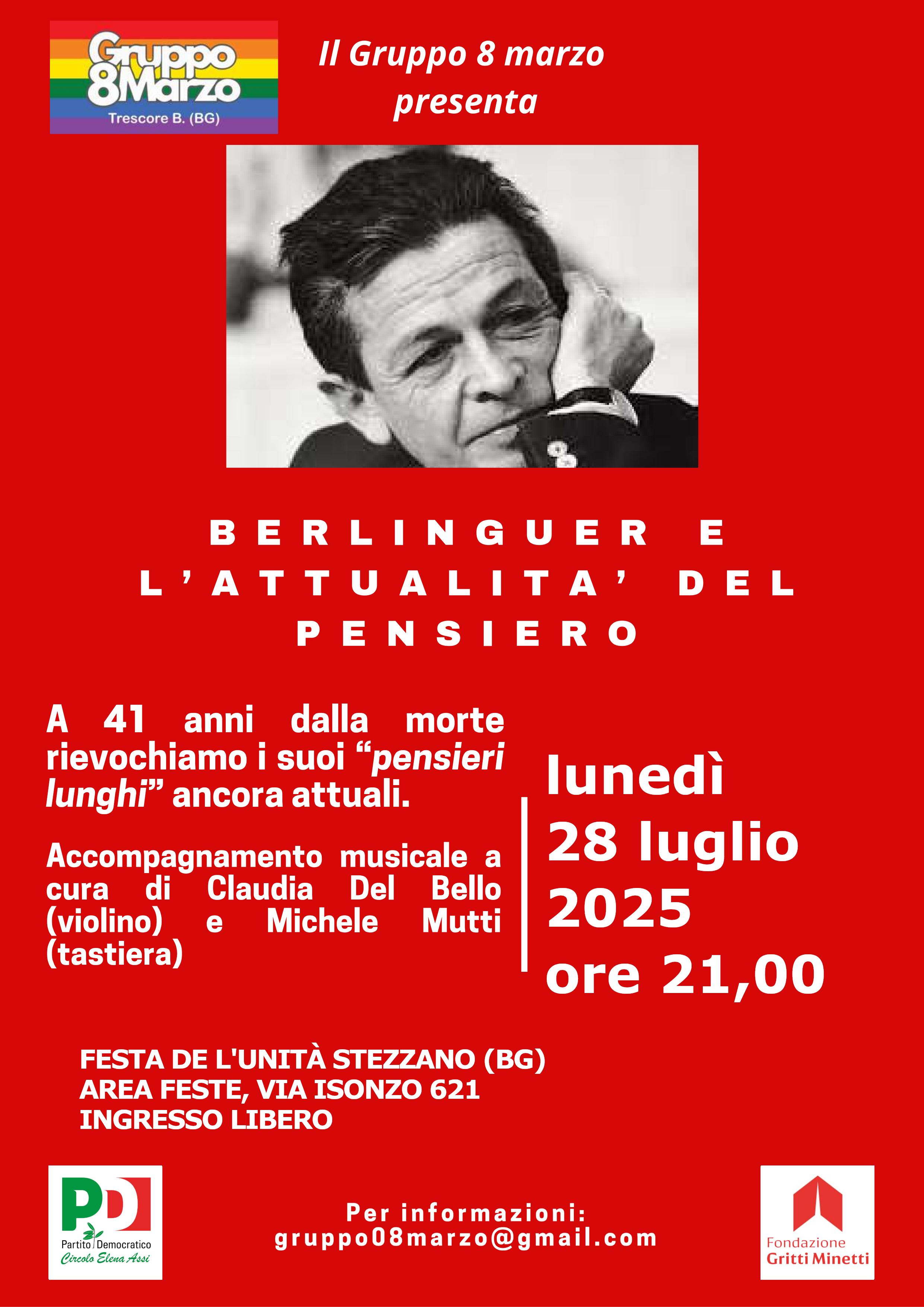 Berlinguer e l'attualità del pensiero